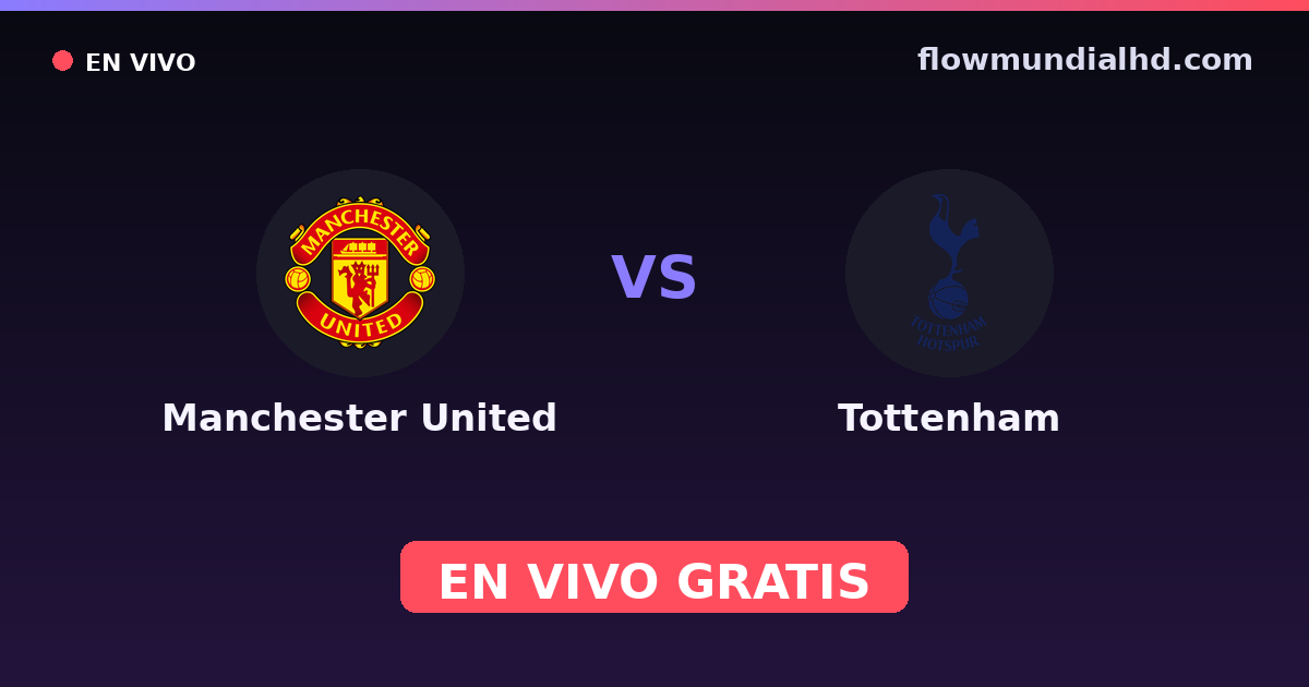 Manchester United vs Tottenham — FA Women's League Cup, Women's FA Cup · historial y dónde ver en vivo gratis en FlowMundial HD